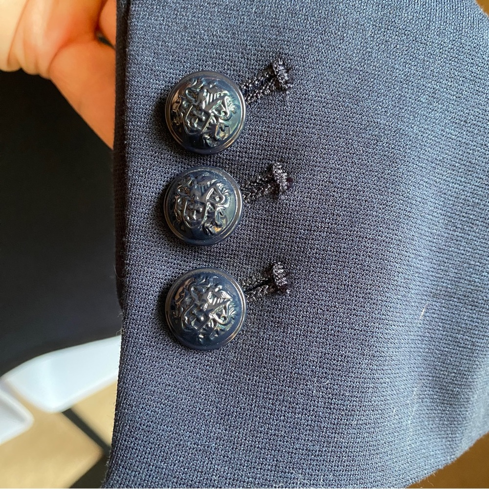 NWOT Gap Academy blazer. Navy with black trim. Size 10 - Picture 6 of 9